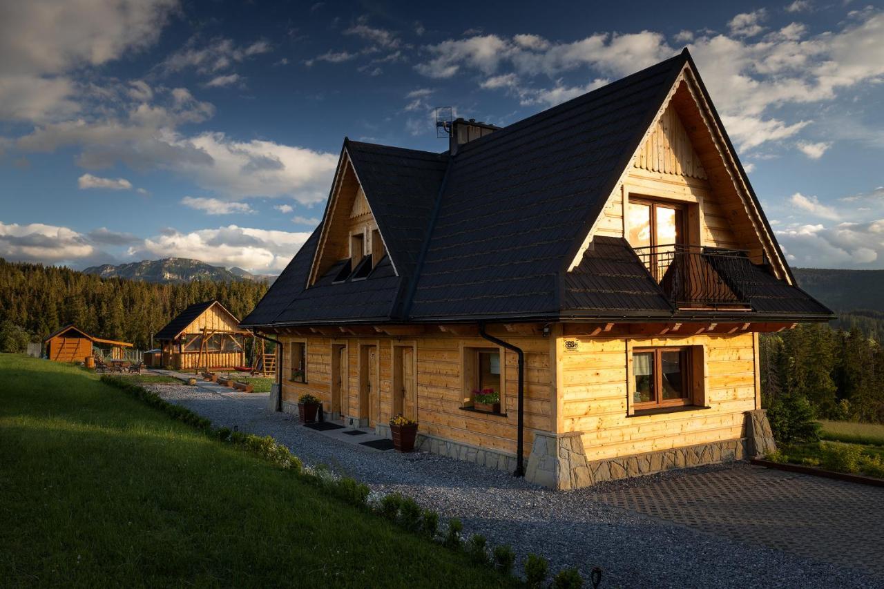 Witowianskie Domki Z Kominkiem, Jacuzzi I Sauna Dzianisz Luaran gambar
