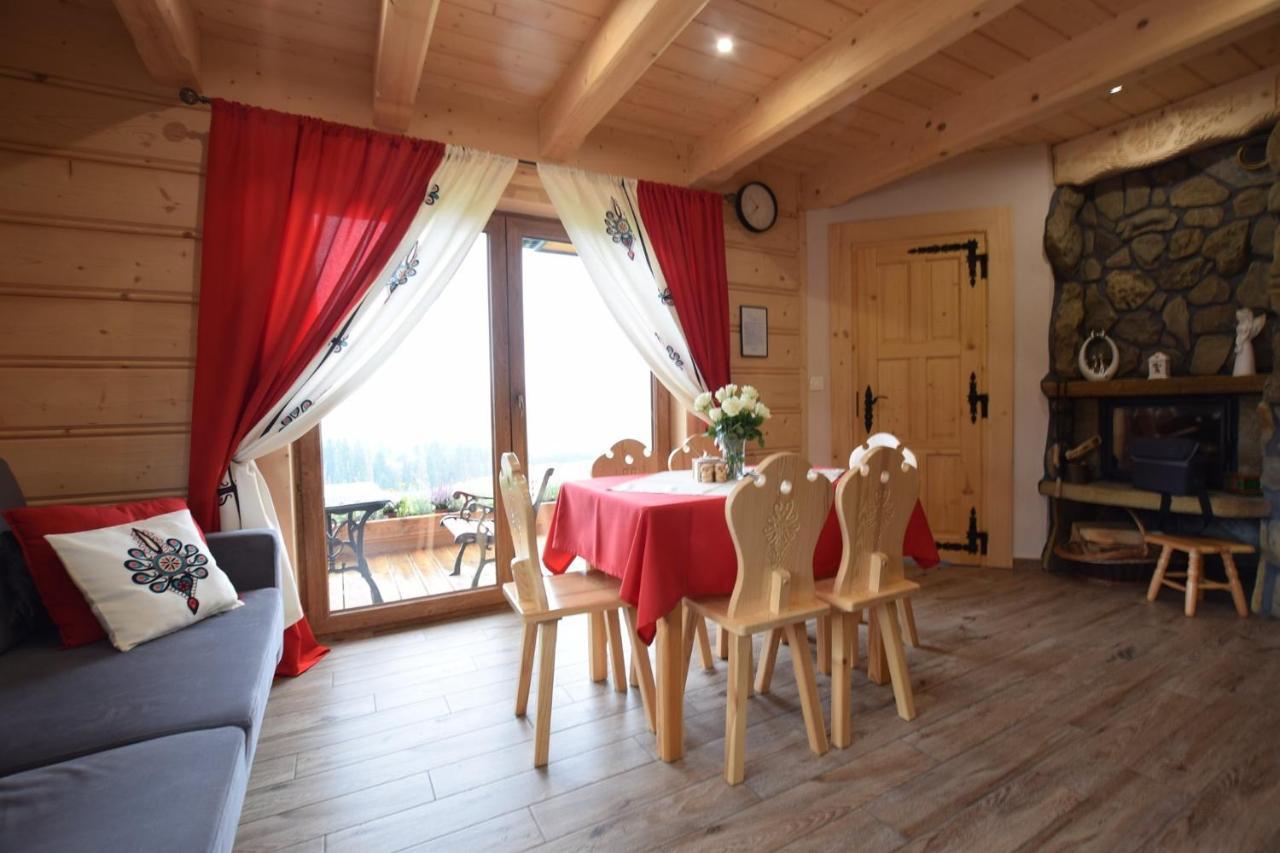 Witowianskie Domki Z Kominkiem, Jacuzzi I Sauna Dzianisz Luaran gambar