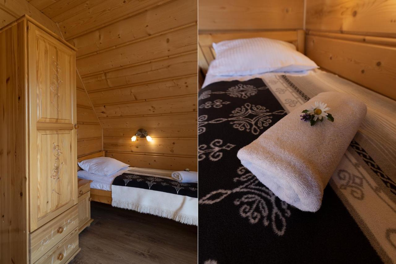Witowianskie Domki Z Kominkiem, Jacuzzi I Sauna Dzianisz Luaran gambar